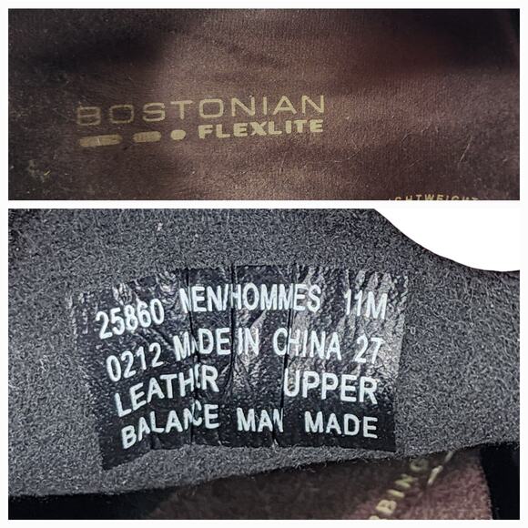 Bostonian Horsebit Loafer 11M Mens Black Horsebit Slip On Leather Flexlite 25860 - Picture 10 of 11